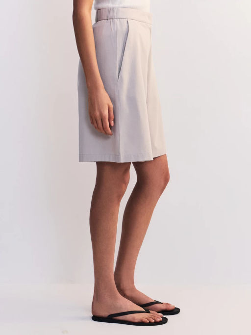 Шорты из вискозы и хлопка с отворотами ZR2605012116-60 / Zarina