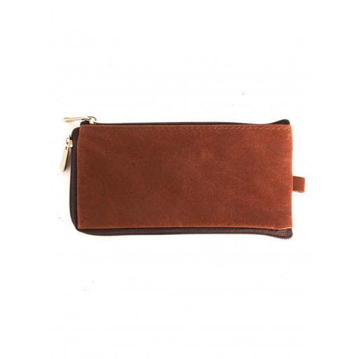 Футляр для ключей Croco-кл-501 (на молнии) натуральная кожа коричневый пулл-ап матовый (219) 264672