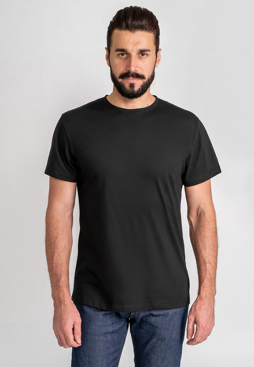 Футболка мужская короткий рукав GREG G145-RD-6012 (чёрный)