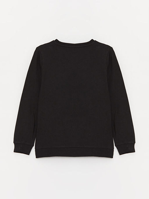 Bisiklet Yaka Spiderman Bask?l? Uzun Kollu Erkek ?ocuk Ti??rt - Waikiki фото 2