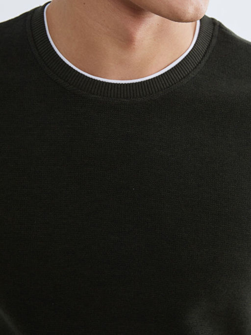 Bisiklet Yaka Erkek Sweatshirt