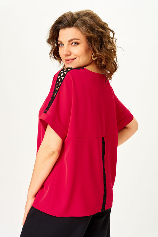 Блуза Rumoda 2274 красный кр. р.