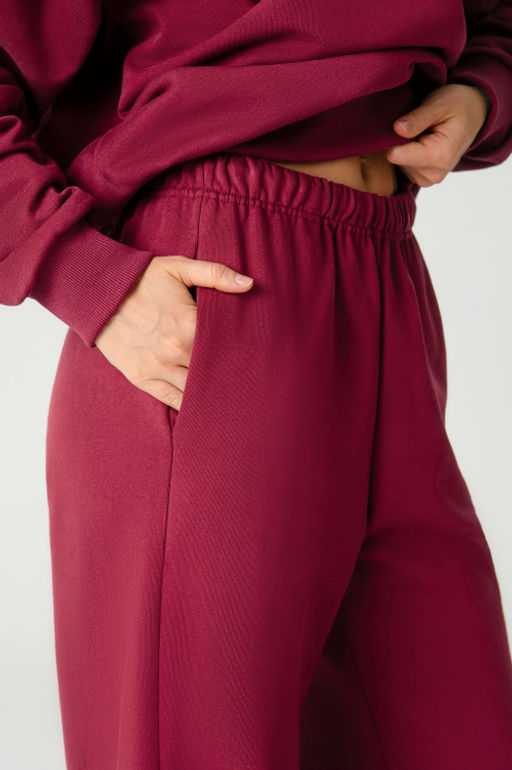 Арт. 2-542/1 Костюм женский с брюками 44-50 (4 шт) Цвет:бордовый - Калинка фото 8