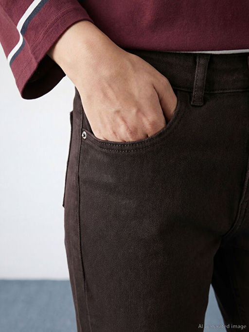 Straight Fit Kad?n Jean Pantolon