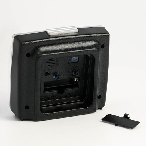 Будильник «Классика», дискретный ход, 14.3×6.5×13.2 см, от батарейки АА, серебро