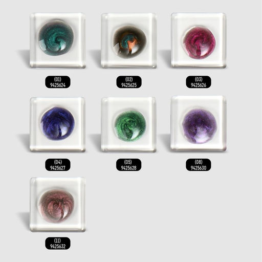 Гель лак для ногтей, кошачий глаз, трехфазный, 8 мл, LED/UV, красный (06)