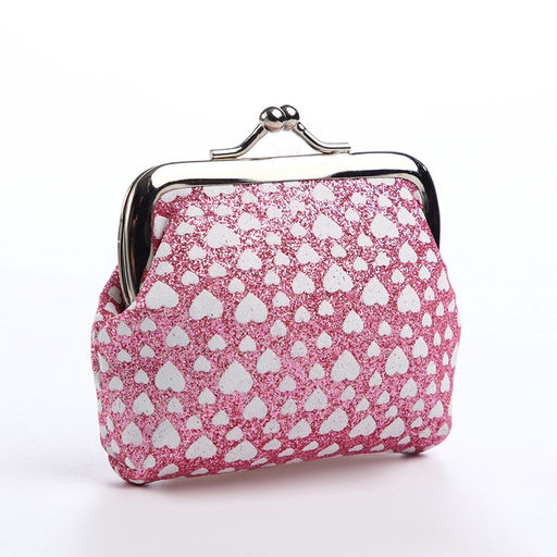 Кошелёк-монетница на фермуаре, 9?1.5?6.5 см, блестящий, с принтом, МИКС