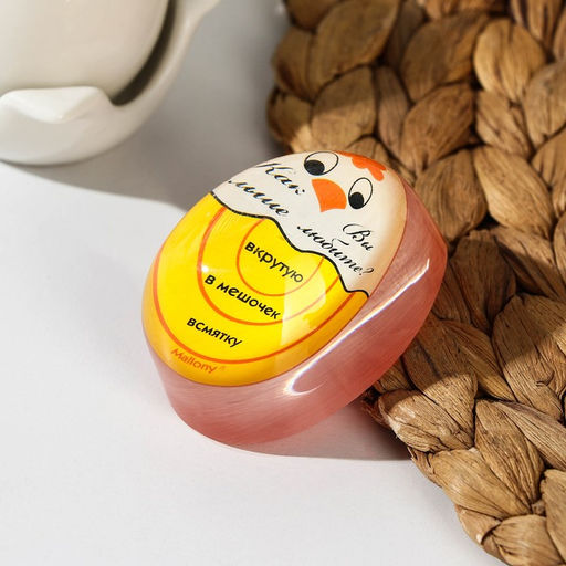 Таймер для варки яиц Доляна «Цыплёнок», кухонный, пластик, 6×3.5×3.5 см