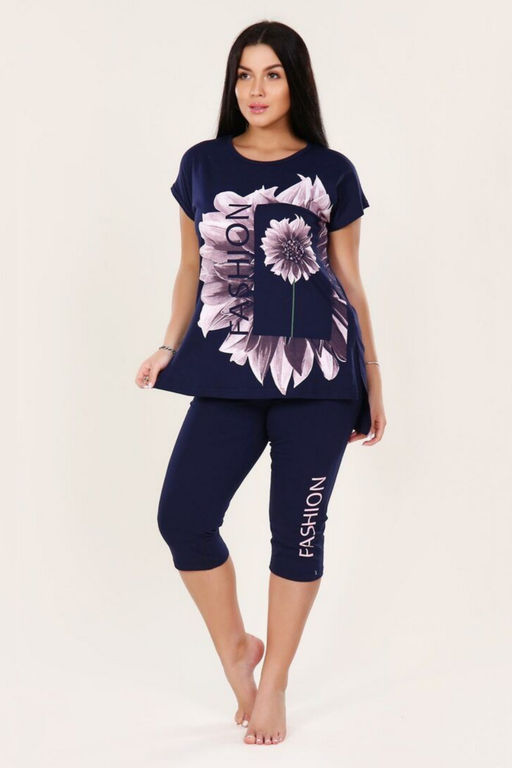 Костюм с бриджами  FASHION flower  397