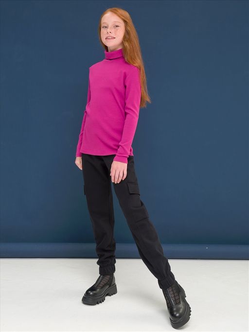 PELICAN, джемпер для девочек, Малиновый  фото 4