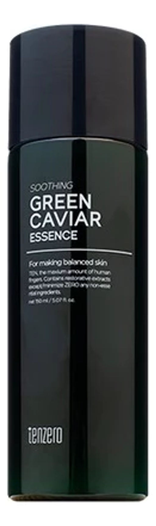 Tenzero Clear Green Caviar Essence - Восстанавливающая эссенция для лица с экстрактом морского винограда, 150мл