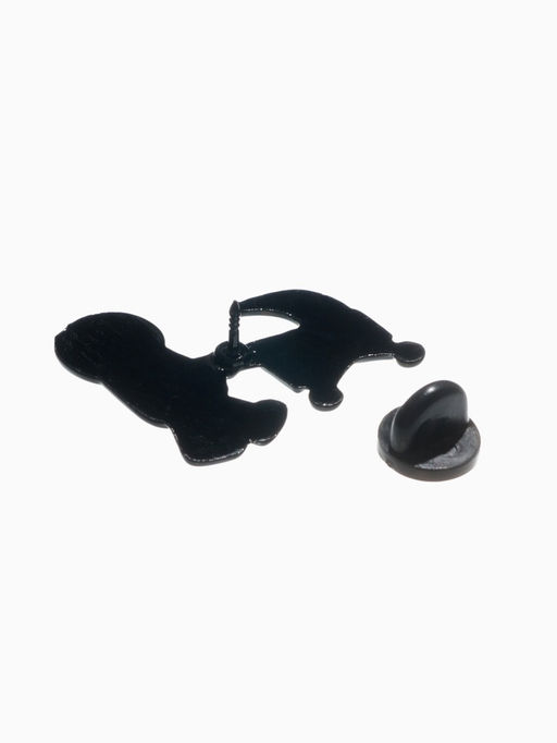 Набор значков (4 шт.) Космос, цветные в чёрном металле