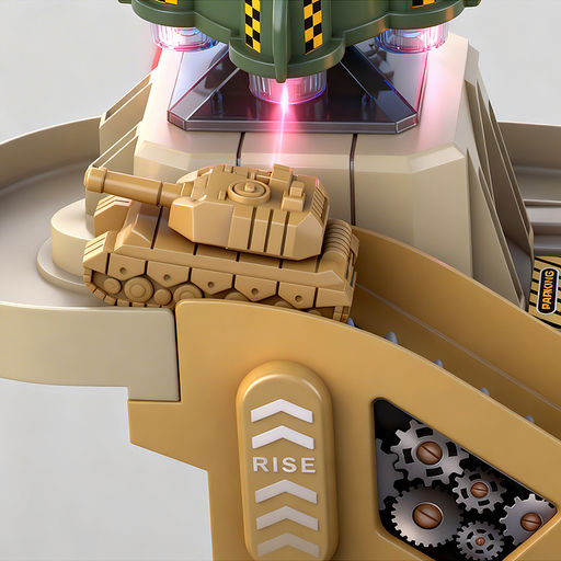 Парковка "Игровой паркинг" (свет, звук, 3 металл машины, самолет) в коробке