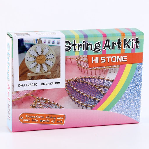 Набор для творчества Стринг арт. Ромашка на подставке - Simaland фото 2