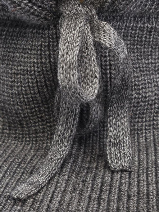 Капор жен. шерсть+акр LB-A53021 grey melange - Labbra фото 3