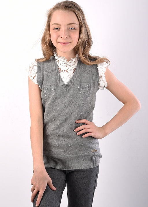 3911 Жилет для девочки - Kiko фото 5