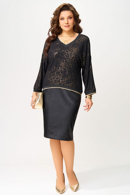 Костюм FITA 3151 черно-золотистый