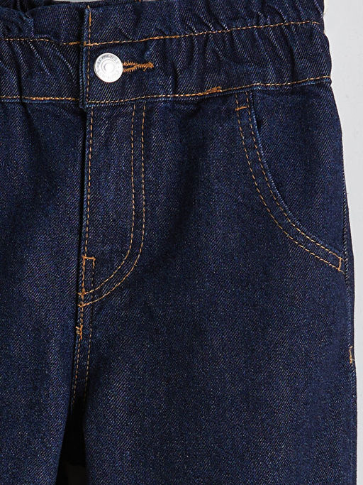 Baggy Fit K?z ?ocuk Jean Pantolon