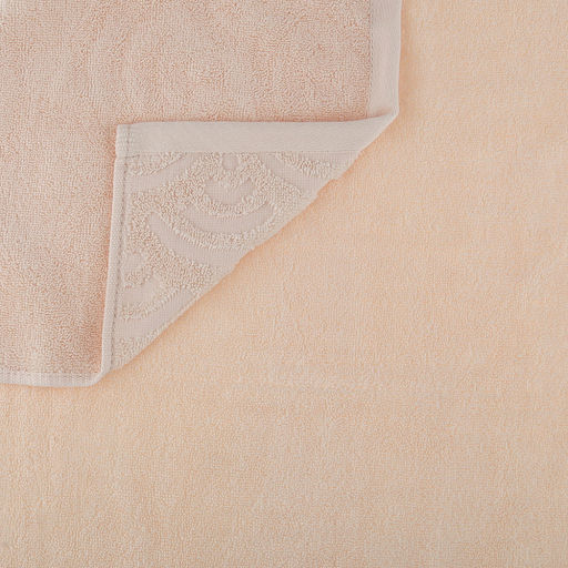 Полотенце махровое "Волна" 80х160см, хлопок 100%, светло-персиковый (Китай)