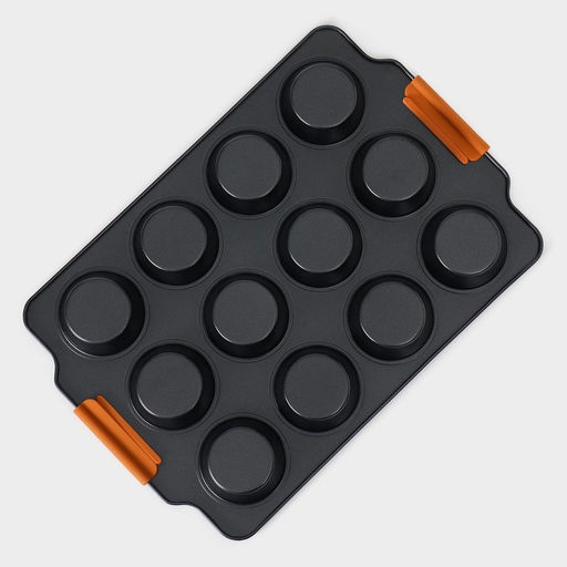 Форма для выпечки Magistro French Bakery. Круг, 39?26.3?3.4 см, 12 ячеек, антипригарное покрытие  фото 6