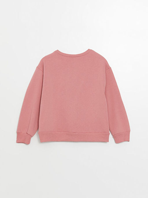 Bisiklet Yaka Basic Uzun Kollu K?z ?ocuk Sweatshirt - Waikiki фото 3