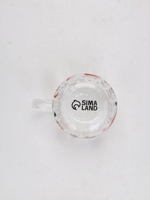 Кружка новогодняя стеклянная «Мишки», 350 мл