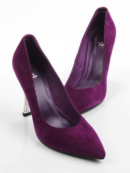 06-A65A-585MD PURPLE Туфли женские (натуральная замша)