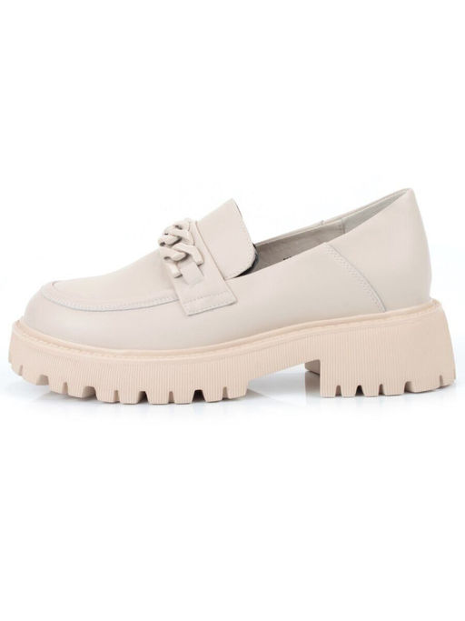 03-5926-2 BEIGE Лоферы женские (натуральная кожа)