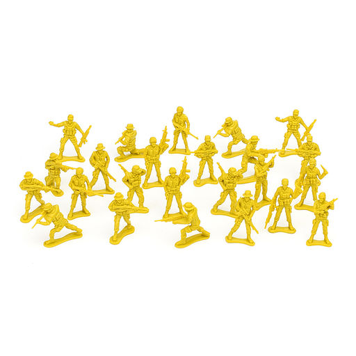 Детский военный набор (31 дет.) с самолетом-истребителем, в пакете