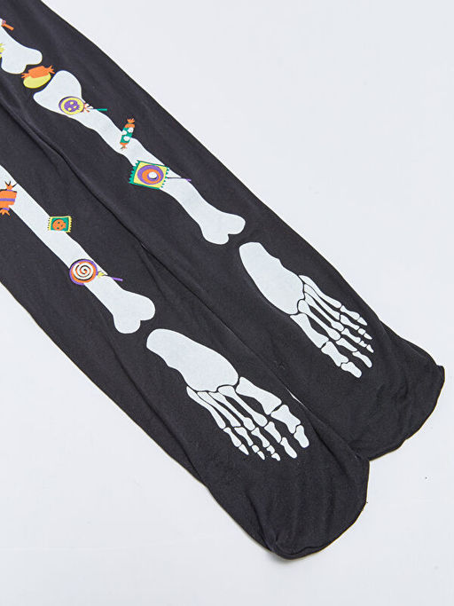 H12 Desenli K?z ?ocuk K?lotlu ?orap