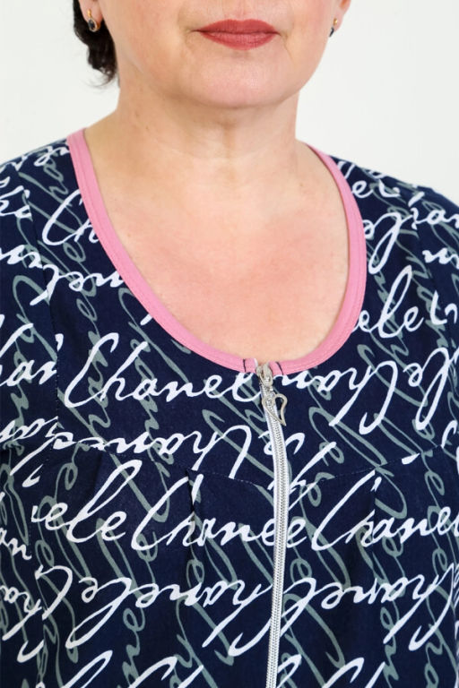 Халат женский, цвет синий