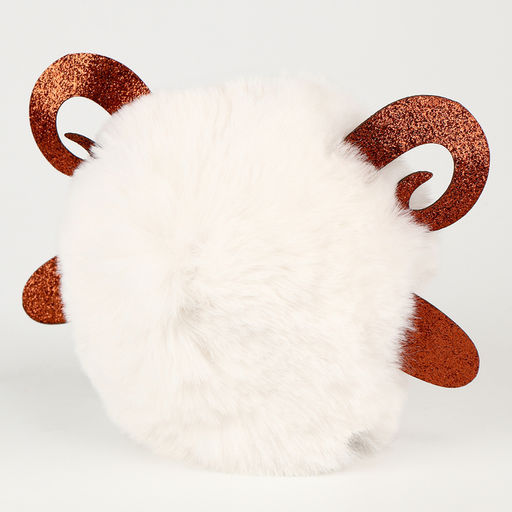 Мягкая игрушка  Зодиак Создай своё украшение. Овен, с кулоном - POMPOSHKI фото 4