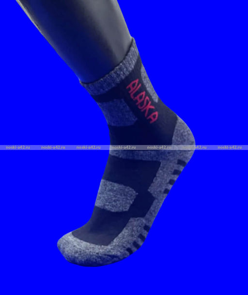 Цена за 10 пар. "АЛЯСКА" Термоноски спортивные внутри махра для мальчиков арт. А 58