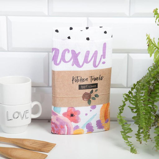 Набор кухонных полотенец Доляна Пасхальное чудо 35х60см-2 шт, 100% хл, вафля 160 г/м2  фото 9