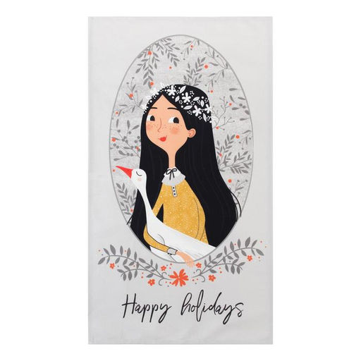 Полотенце пасхальное Этель Happy holidays 40×73 см, 100% хлопок, саржа 190 г/м²