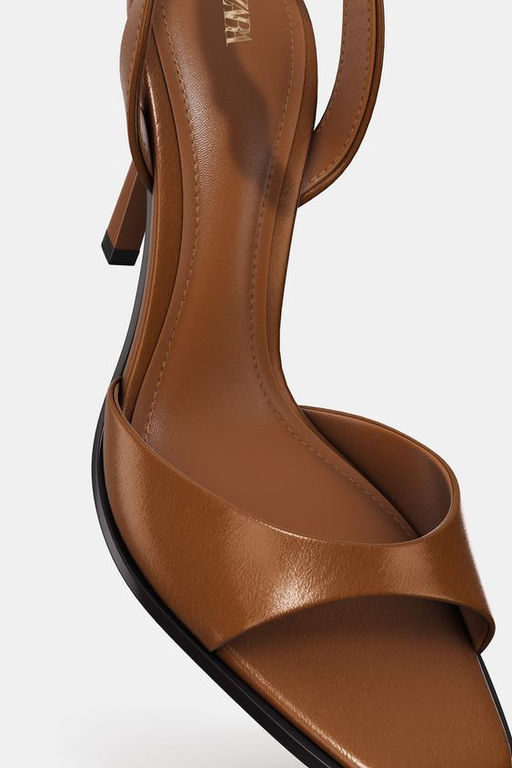 PATENT-FINISH HIGH-HEEL SANDALS - Zara фото 39