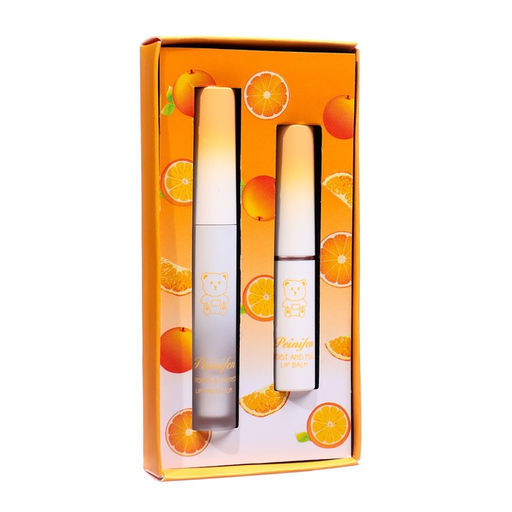Набор для губ «Апельсин»: бальзам и масло для губ