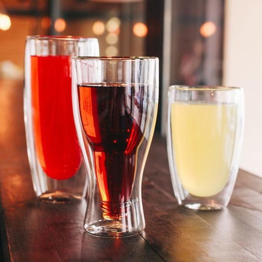 Стакан стеклянный с двойными стенками Хайбол, 450 мл - Simaland фото 3