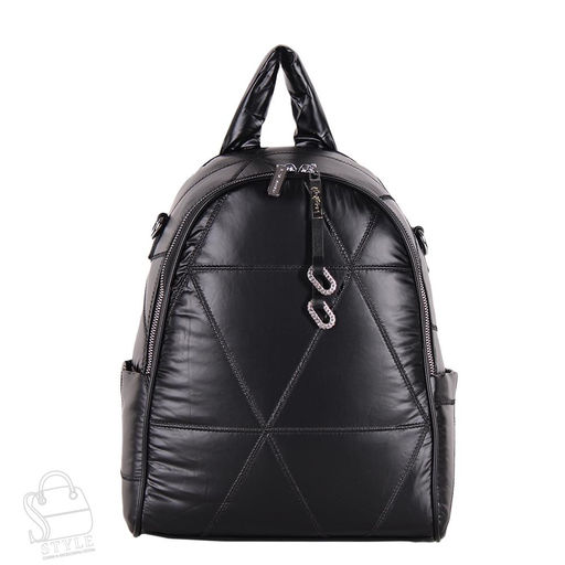 Рюкзак женский 69044-2 black Velina Fabbiano/30 в Новосибирске