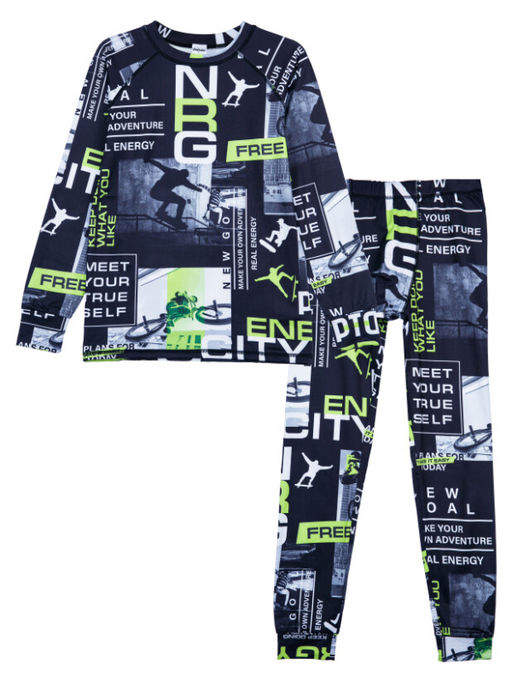 32311412 Термокомплект для мальчиков: брюки, толстовка