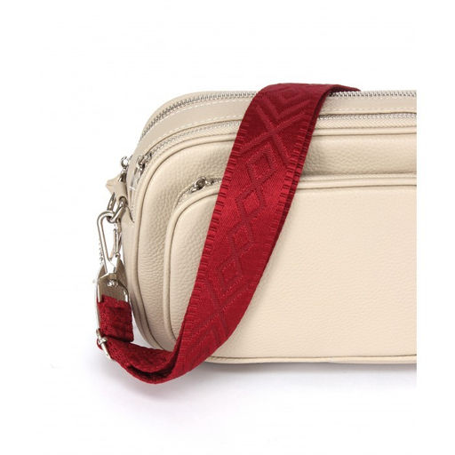 Плечевой ремень (стропа) ADEL-239/регулируемый, макс длина 150см, треугольники бордо mpl 263302 - Adelia фото 4