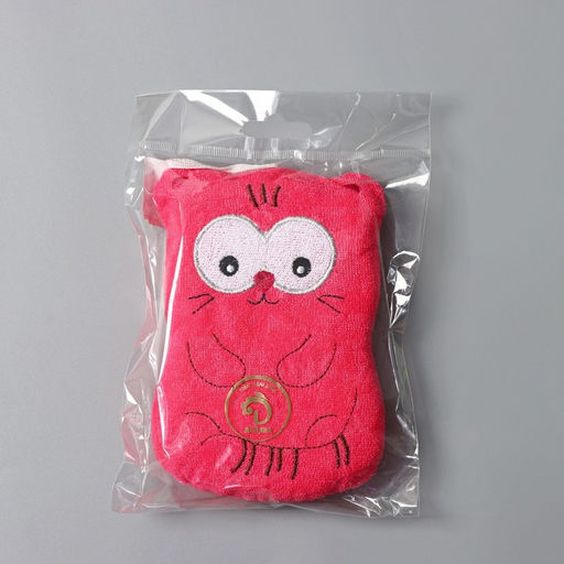 Мочалка для тела детская Доляна «Котики», для купания, МИКС