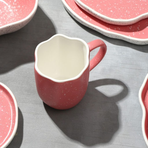 Кружка неровный край Розовая, 350 мл - Дорого внимание фото 2