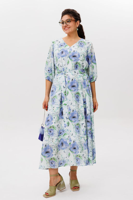 Платье ANELLI 1605 льняное утро  фото 4