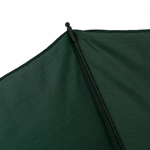 Зонт механический "Моно" плащевка, 8 лучей, д/купола 98см, 3 сложения, 24см в сложенном виде, пластмассовая ручка, темно-зеленый, 230гр (Китай)