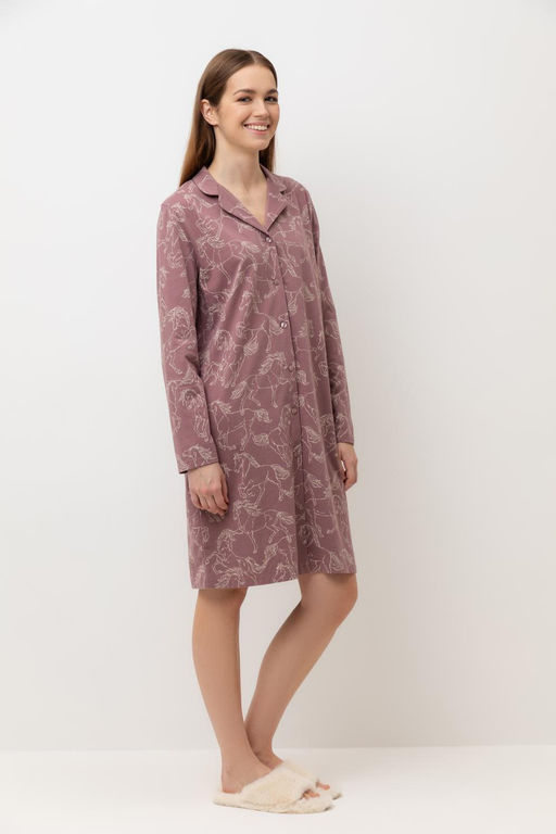 Е 50025/каштан,белая лошадь халат жен - Very neat фото 4