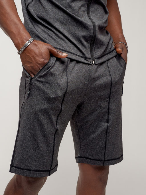 Спортивный костюм летний мужской темно-серого цвета 2262TC - FUYOUKAI фото 12