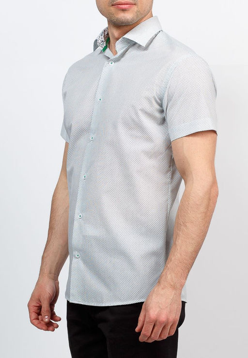 Сорочка мужская короткий рукав GREG 143/109/2034/ZS/1  фото 8