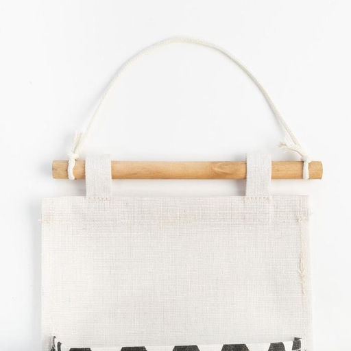 Кармашек текстильный Треугольники 3 отделения 58х202 см - Доляна фото 3