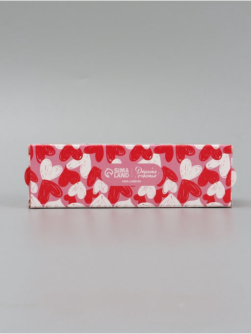Цена за 5 шт. Коробка подарочная для макарун «Только тебе», 18×5.5×5.5 см